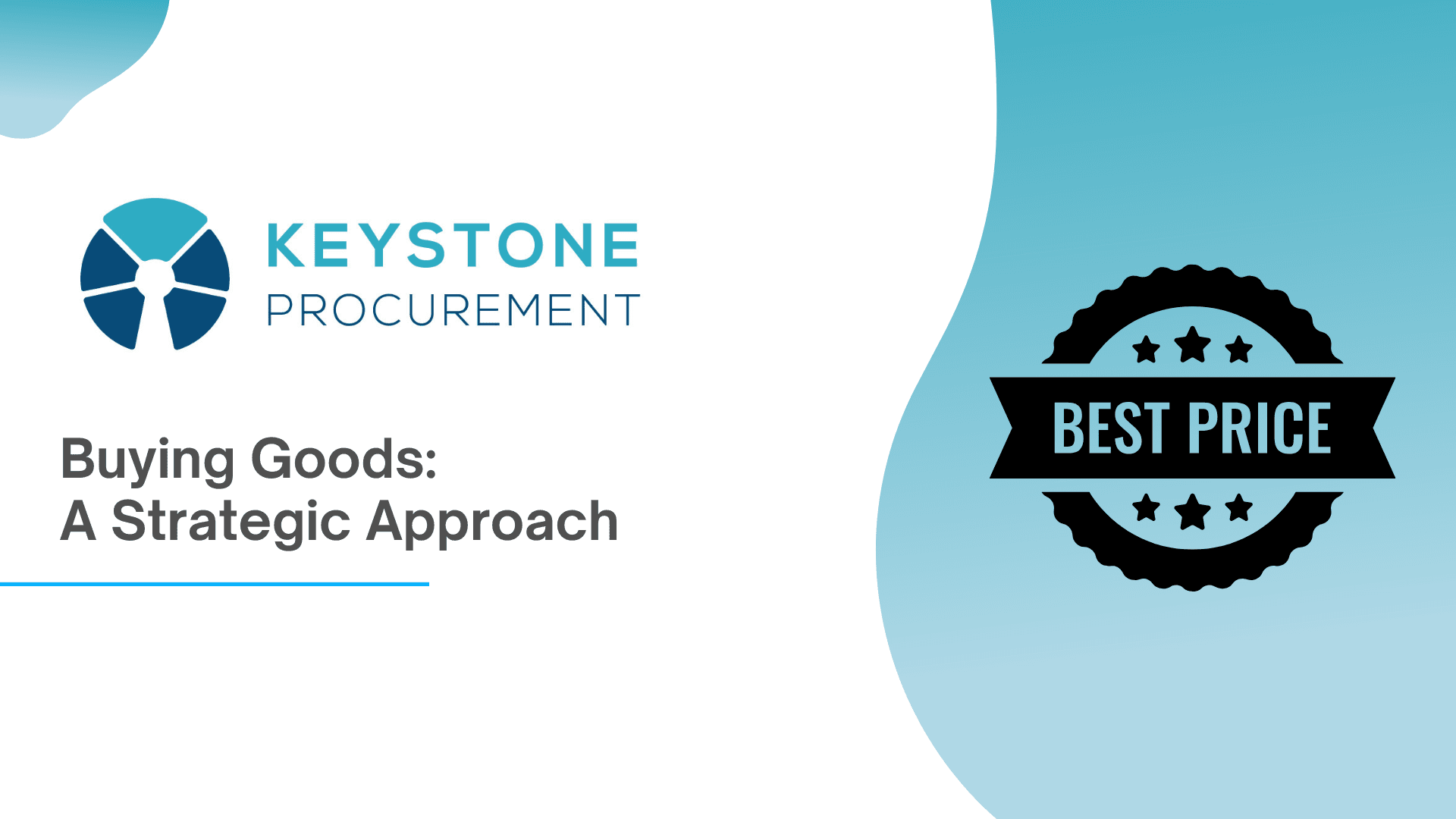 Buying Goods A Strategic Approach