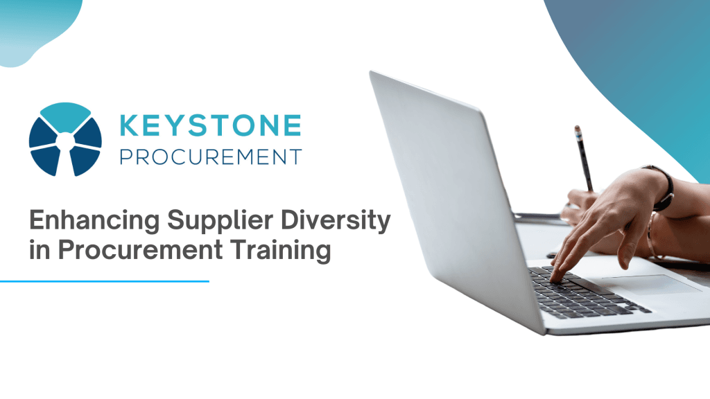 Enhancing Supplier Diversity In Procurement Training