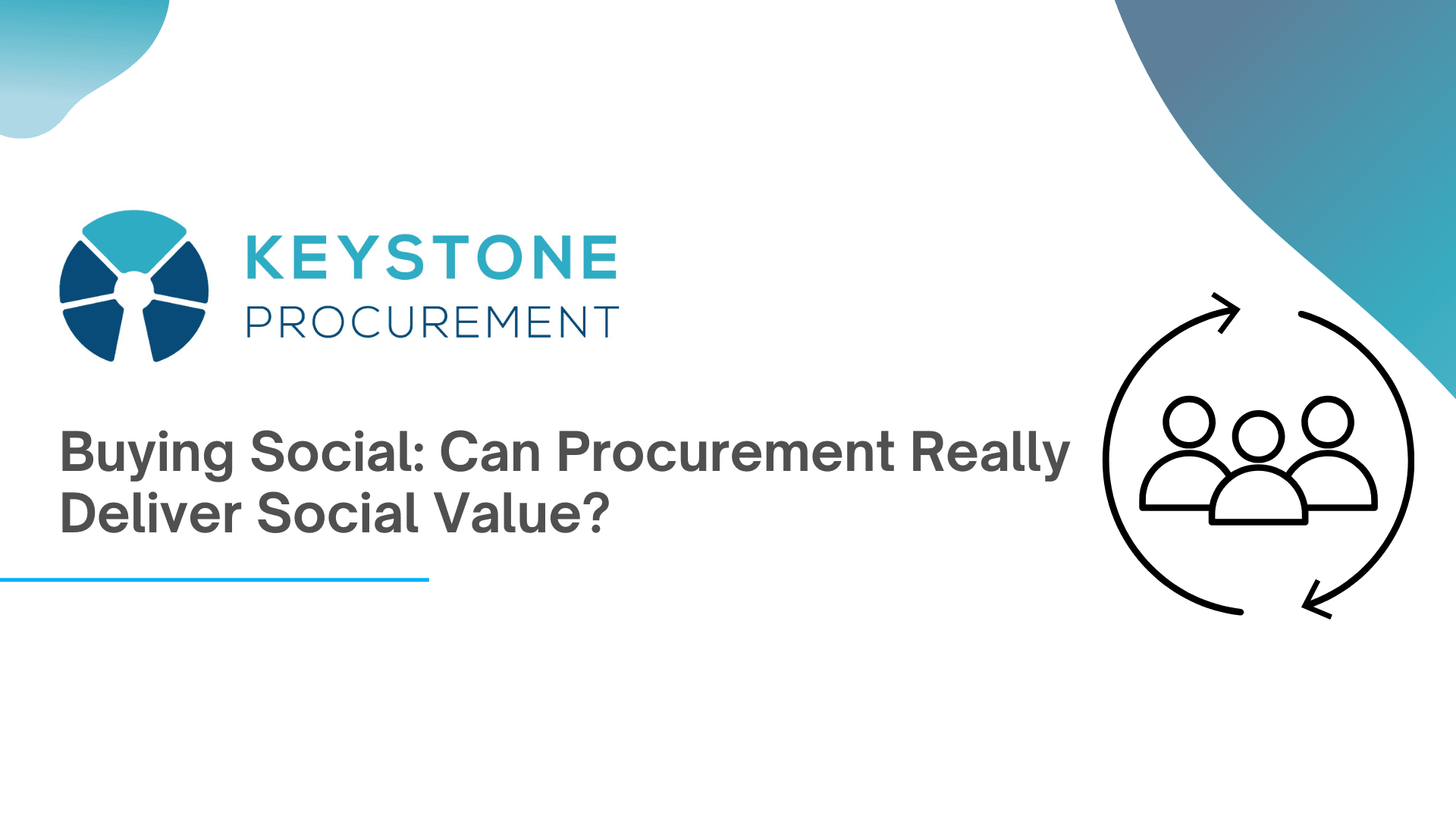 Buying Social Can Procurement Really Deliver Social Value
