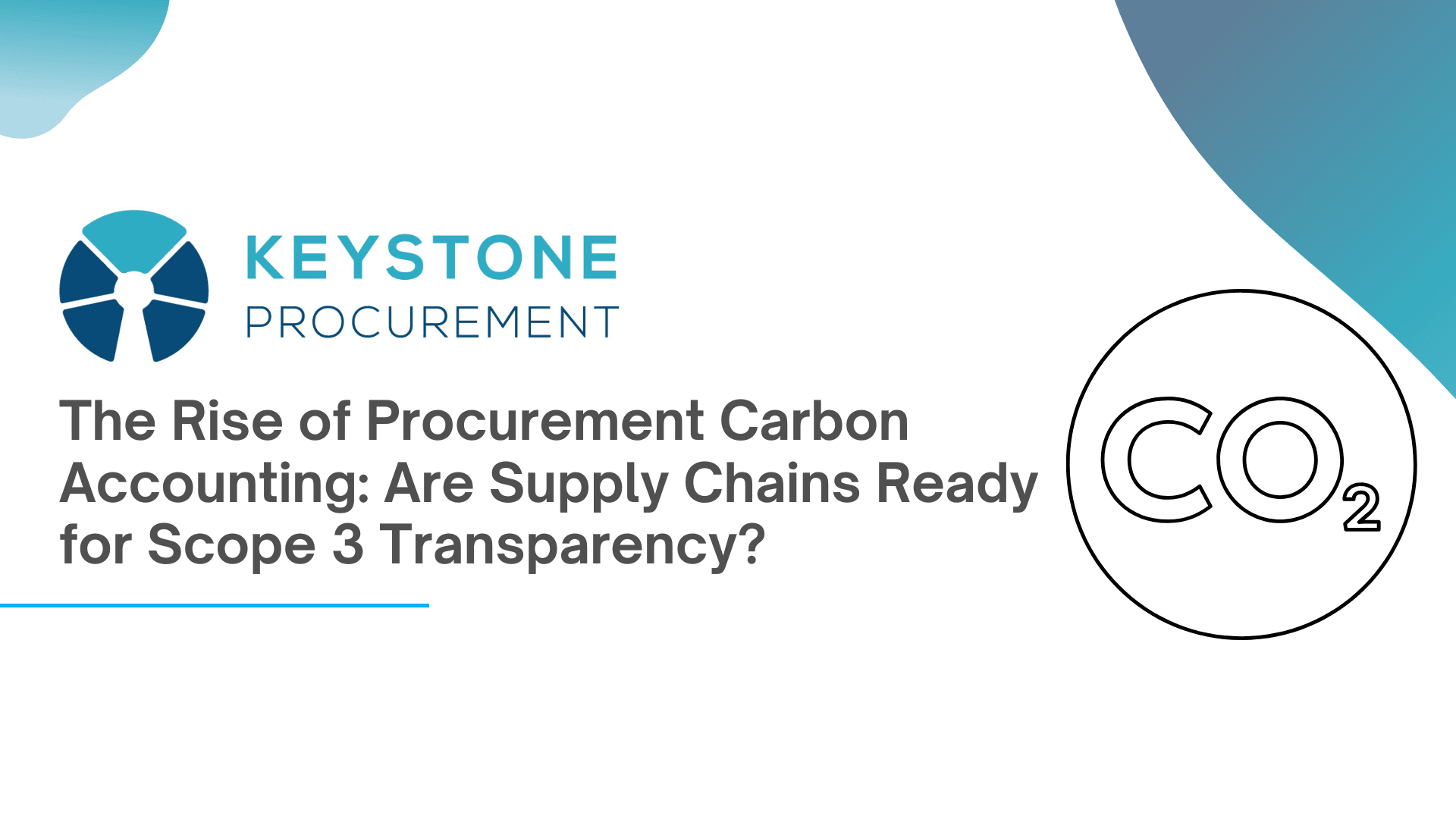 The Rise Of Procurement Carbon Accounting Are Supply Chains Ready For Scope 3 Transparency