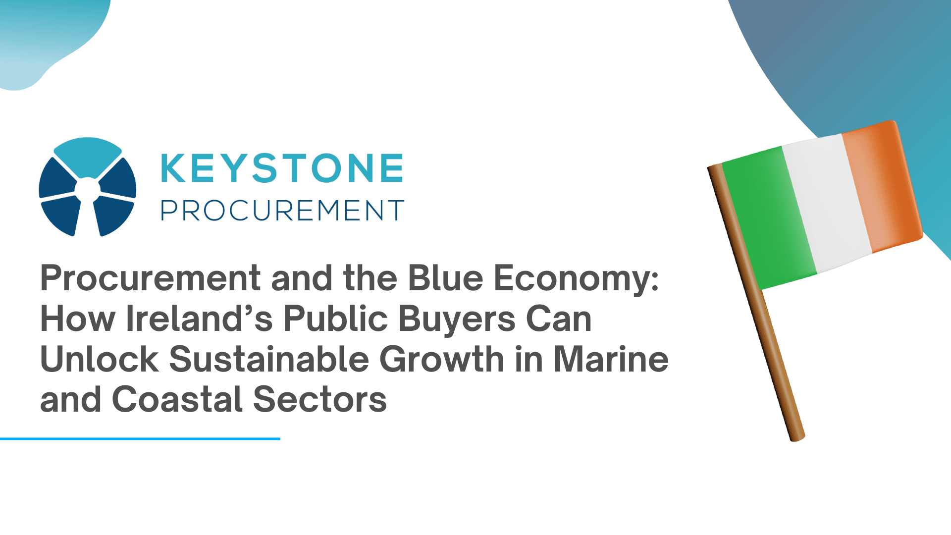 Procurement And The Blue Economy How Ireland’s Public Buyers Can Unlock Sustainable Growth In Marine And Coastal Sectors
