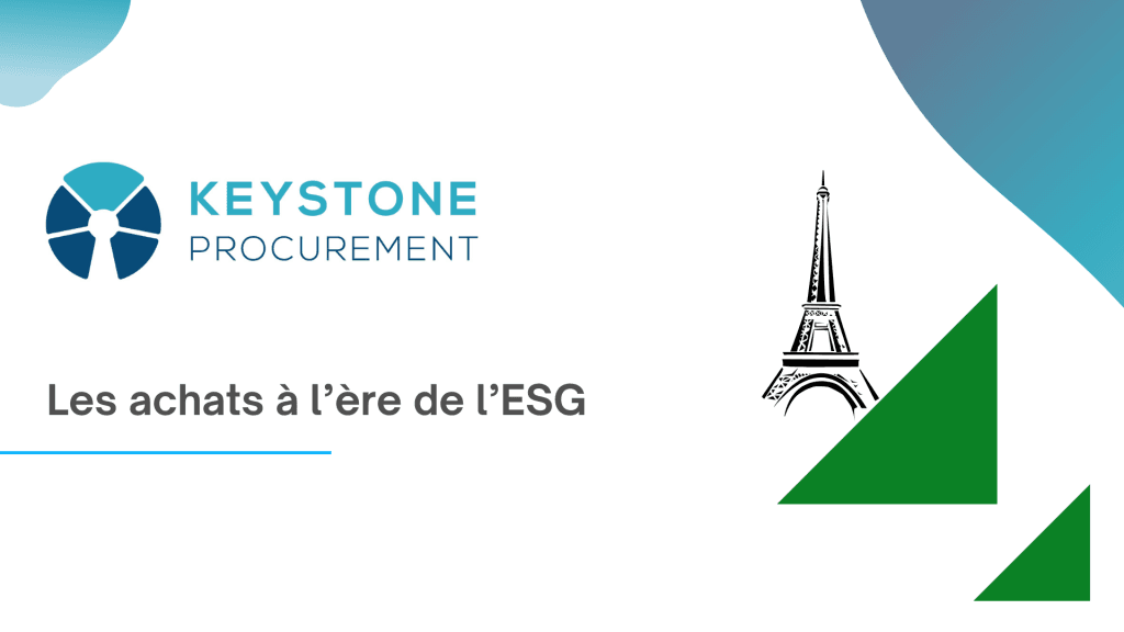 Les Achats à L’ère De L’esg
