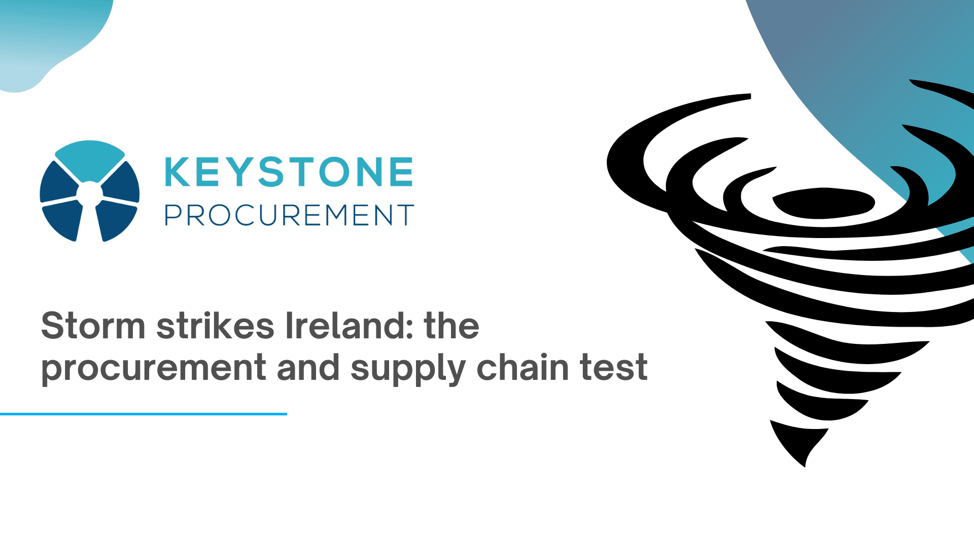 Storm Strikes Ireland The Procurement And Supply Chain Test